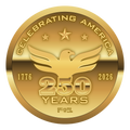 Gold Celebrate 250 Decal